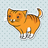 3503695-red-cute-funny-cat-stand-